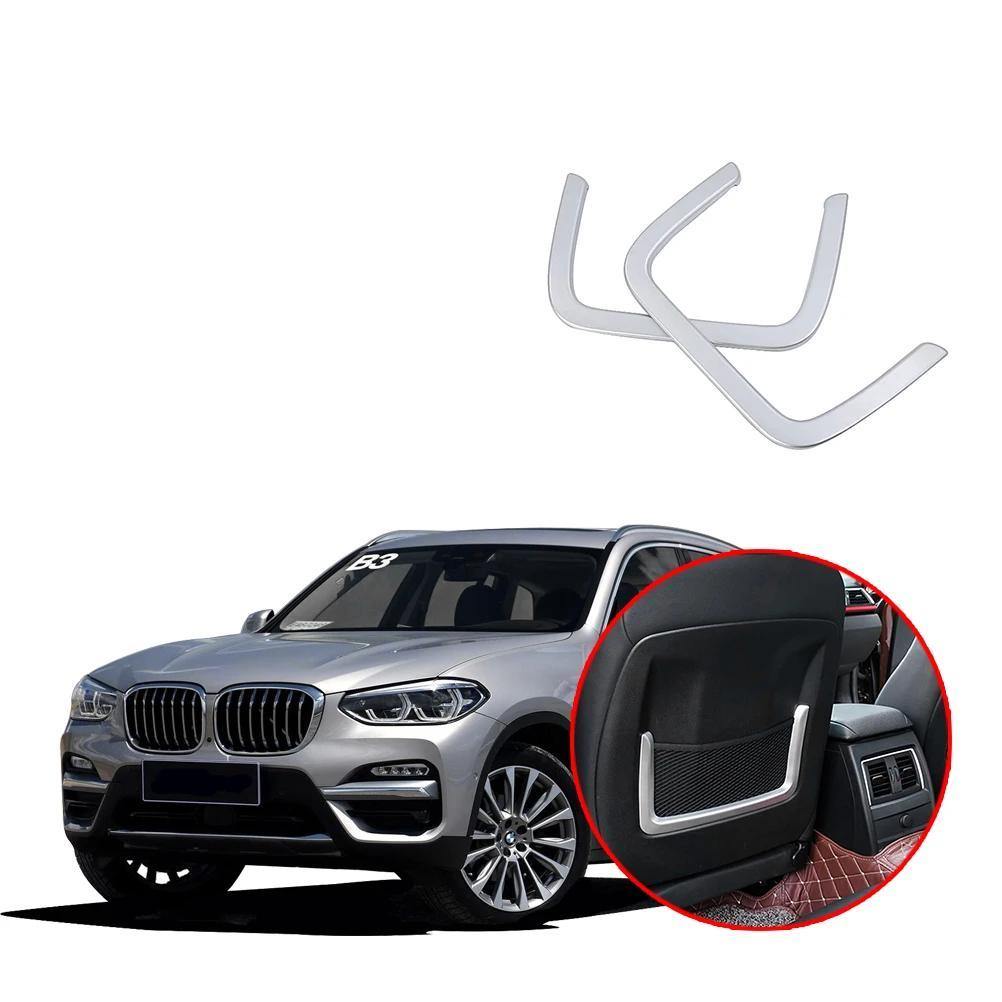 NINTE BMW X3 2018-2019 Storage Holder Back Seat Cover Frame Mesh trim Net Decoration - NINTE