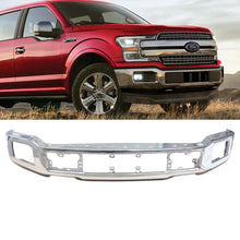 Load image into Gallery viewer, NINTE Chrome Front Bumper Face Bar For 2018 2019 2020 Ford F150 w/Fog Light Hole