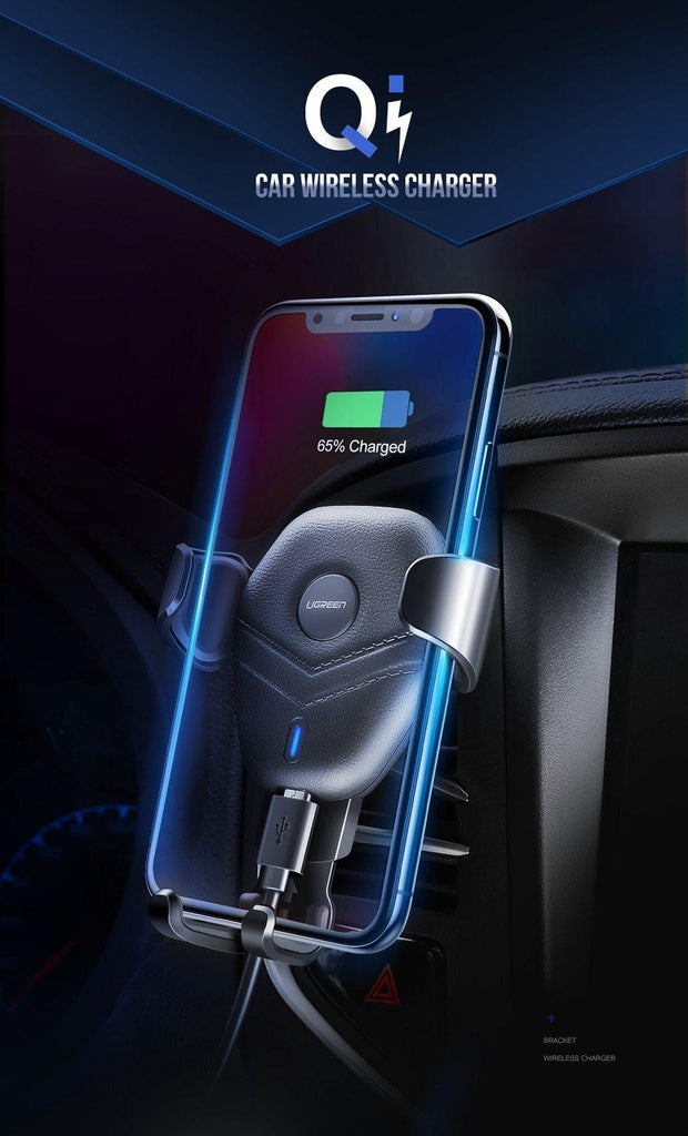 Ugreen Wireless Charger Car Phone Holder - NINTE