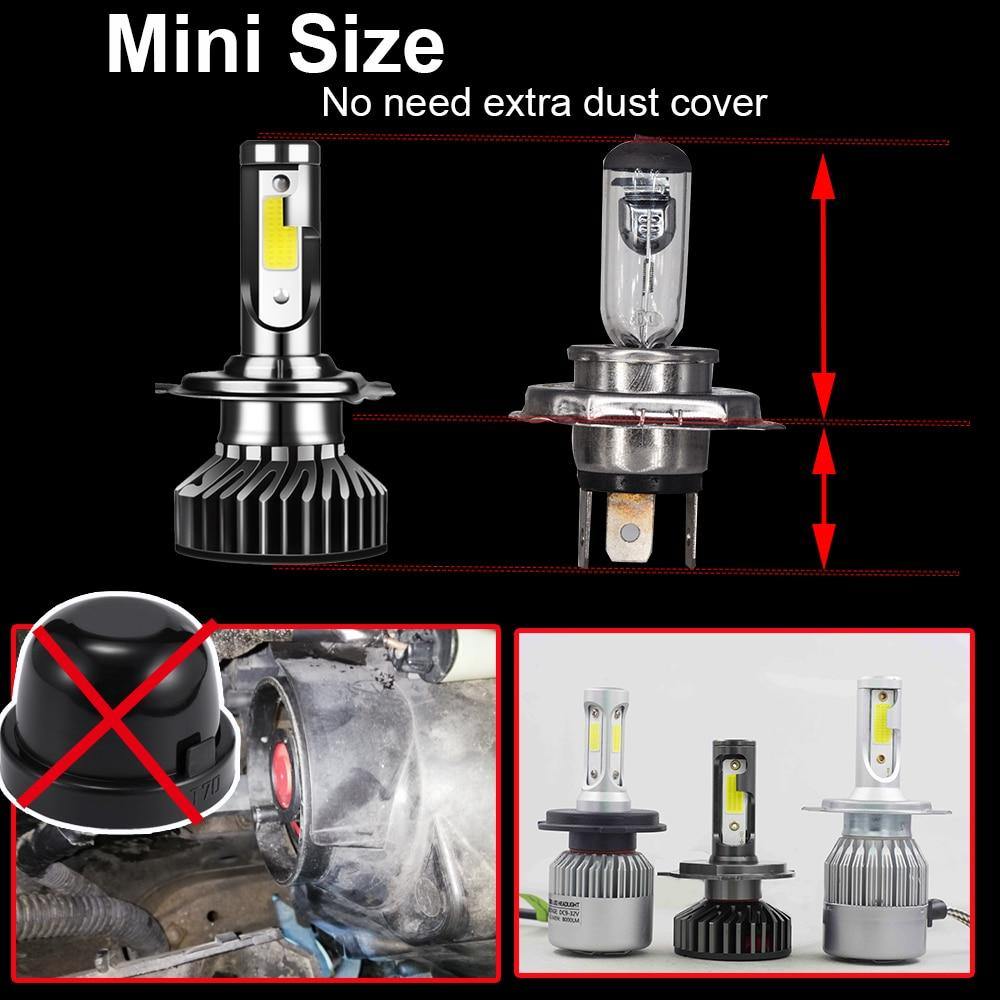 NINTE Universal Mini Size Car Headlight LED Bulb Auto Fog Light 12V - NINTE