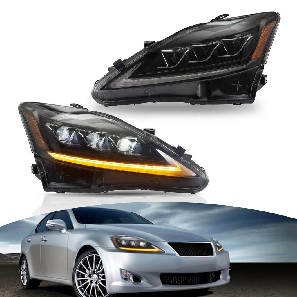 NINTE Headlights For Lexus IS 250 350 IS F 2006-2012 