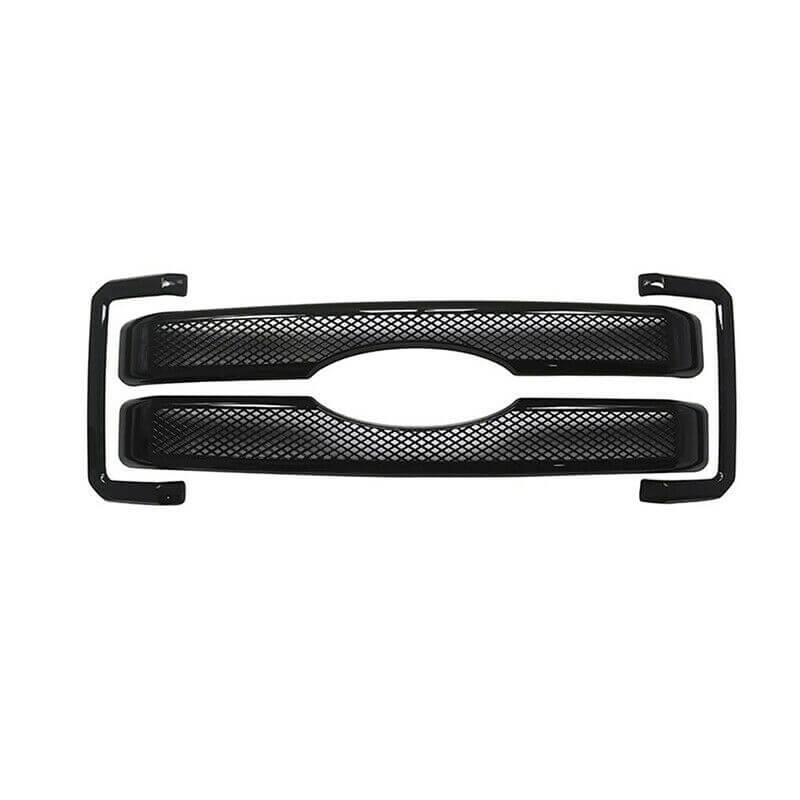 Grille - NINTE Grille Cover For Ford F250 F350 F450 2011-2016 Mesh Grille overlay