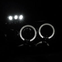 Load image into Gallery viewer, Glossy Black For 05-07 Dodge Magnum Smoke LED Halo Projector Headlights Pair - NINTE