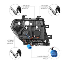 Load image into Gallery viewer, For 05-07 Nissan Pathfinder/Frontier Black Halo Ring LED DRL Projector Headlight - NINTE