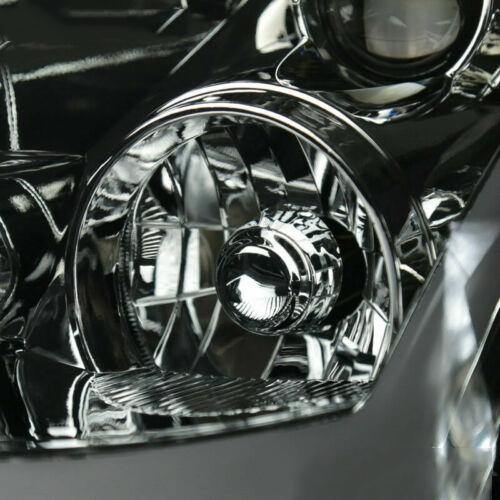 NINTE For 03-07 Infiniti G35 Coupe Integrated LED & Signal Smoke Lens Projector Headlights Pair - NINTE