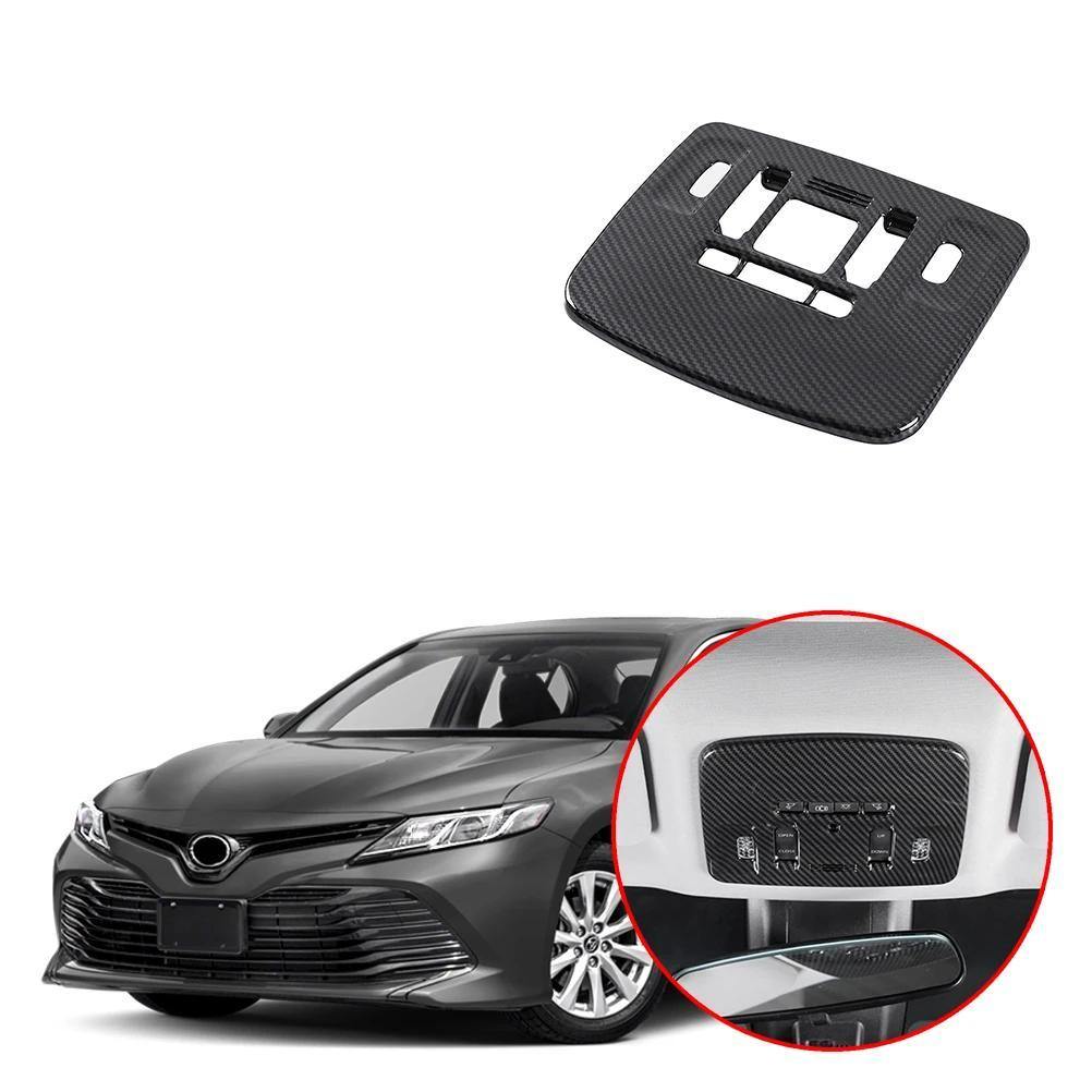 Toyota Camry 2018-2019 Interior Carbon Fiber Front Reading Light Lamp Cover - NINTE